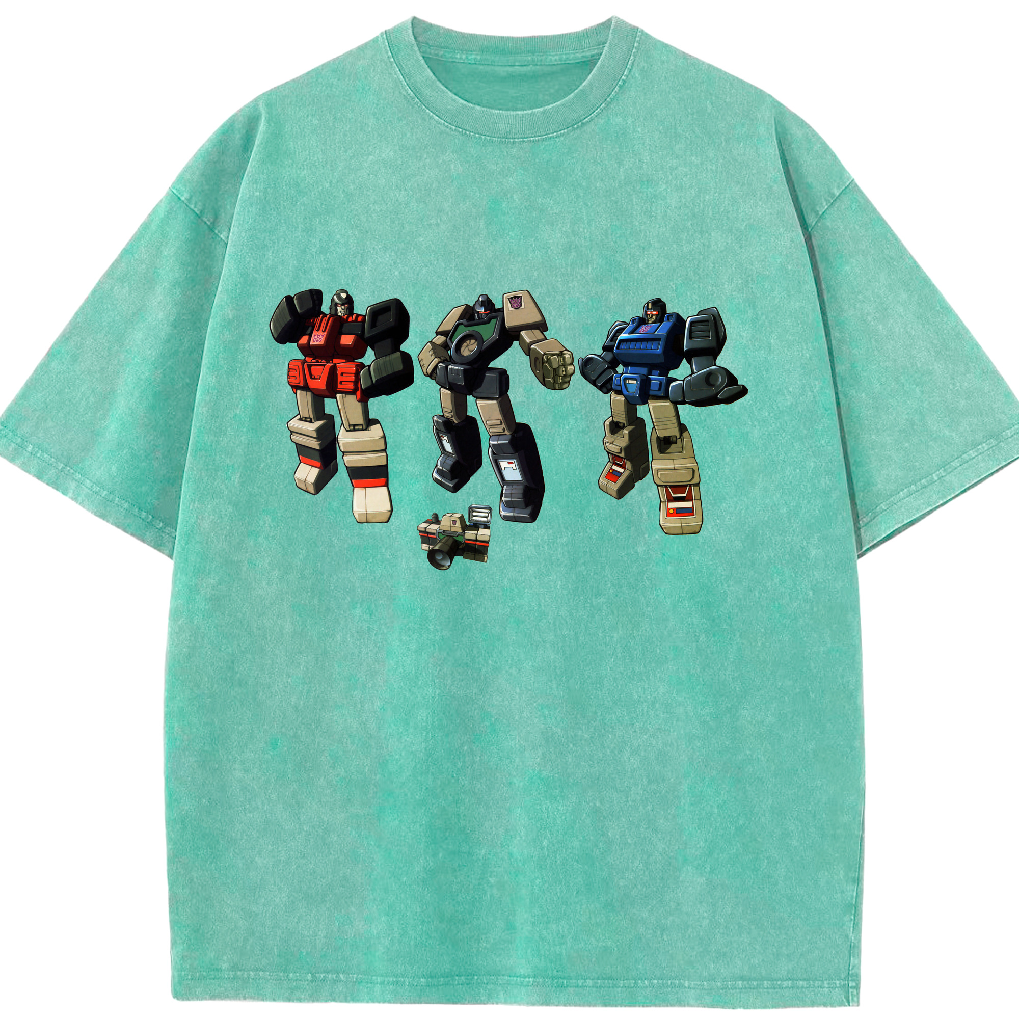 （画像用）  綿100% ヴィンテージ風 半袖Tシャツ（フロントプリント）